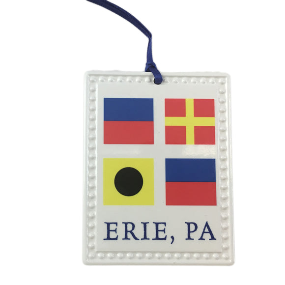 Decorative Medallion - ERIE Signal Flags